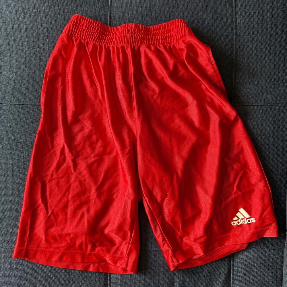 Adidas Red Basketball Shorts